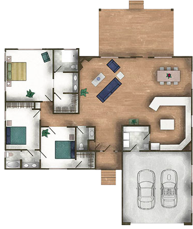 snow creek floor plans